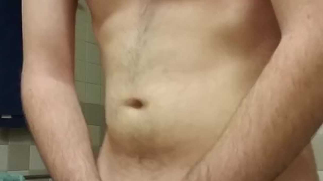 Jerk off before school with a creamy ending