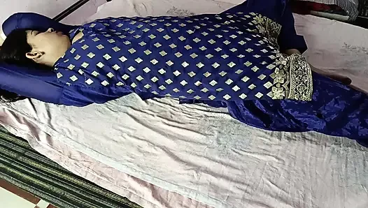 Obedient sex slave is handcuffed and severely punished in pain and I am loving it, HINDI AUDIO