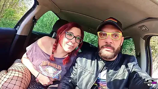 Blowjob in the Car, Cum