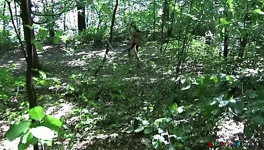 Girlfriends XXX - Group Lesbian Sex on in Public