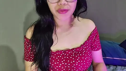 Joi Guided Handjob - White girl in a short dress gives you instructions to cum