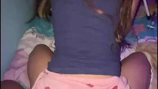 She Worked a Double, Now She's Working This Cock