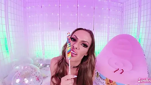 Spicy Auntie Aila Donovan Sloppy Deepthroat Experience