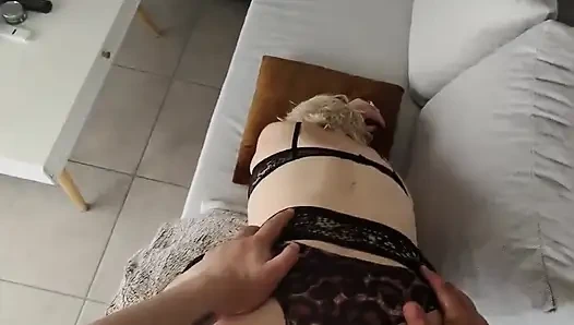 Doggy Style He Fucks My Pussy and My Ass