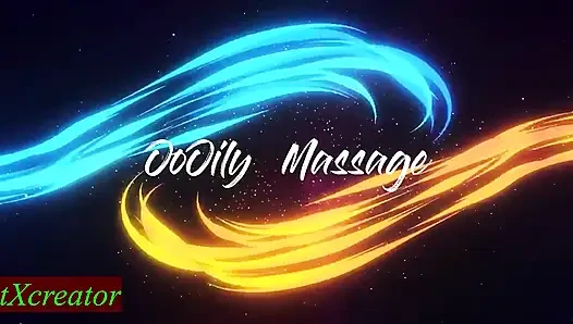 Handsome Boy Prepares Oil for Massaging Her Before Fuck