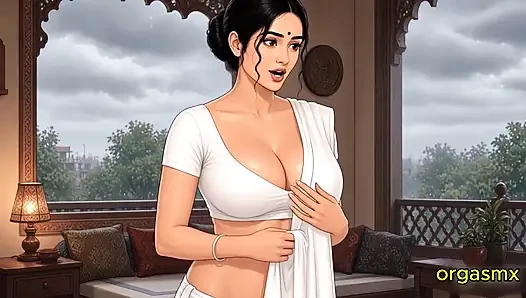 Desi Hot Lonely Widow Passionate Encounter with Caring Older Man Part 2