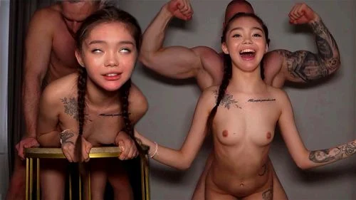 THE FORBIDDEN WANK - Teen Fucked By Meat Mountain by NoLube: Doggy, Cowgirl & Missonary Porn