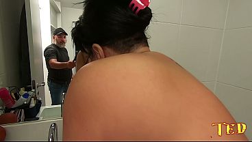 Soraya Carioca Takes a cumshot and goes to the bath