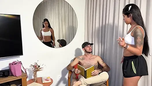 My Wife Left, I Took the Opportunity to Fuck the Maid's Pussy