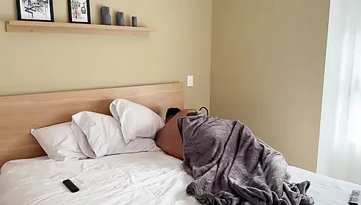 My mother-in-law catches me masturbating and squeezes every last drop of milk out of me