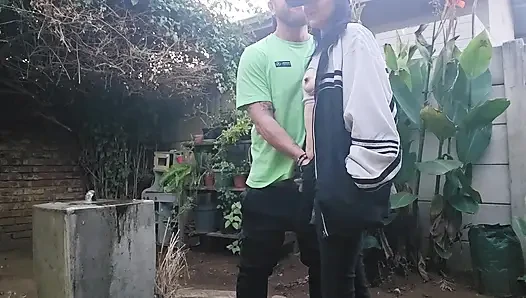 Fuck my wife on the fountain so the neighbours can watch