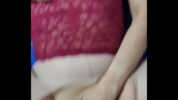 Fuck a young woman in a red lace dress, take turns sucking cock and licking pussy before fucking.