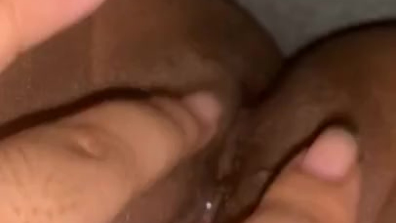 Massaging my juicy ass pussy