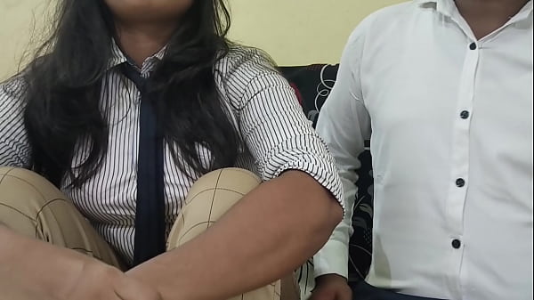 Desi Girl Had First Day In Office So Girl Could Not Complete Work Then Boss Fucked Her In Office Only.Hindi Clear Voice.