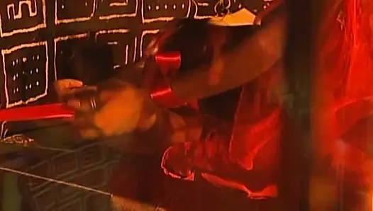 Sensual Wax Play with Hot Brunette