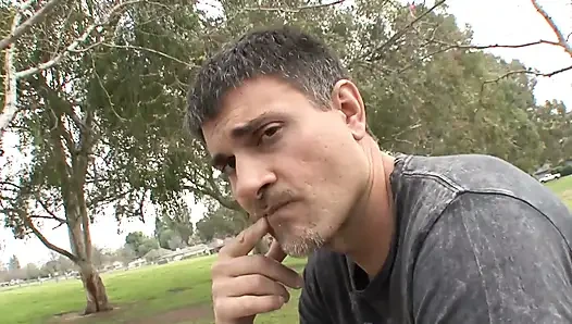 Nasty bitch simply wants sperm on her mouth