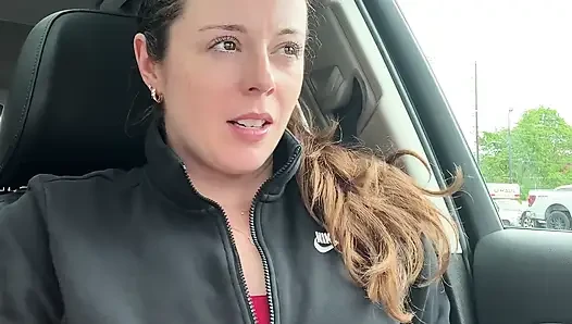 Trying to Golf in a Simulator with My Lush in! Trying Not to Cum While I Swing!