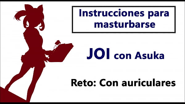 JOI IN SPANISH. Akane orders you how you should masturbate. Special challenge.