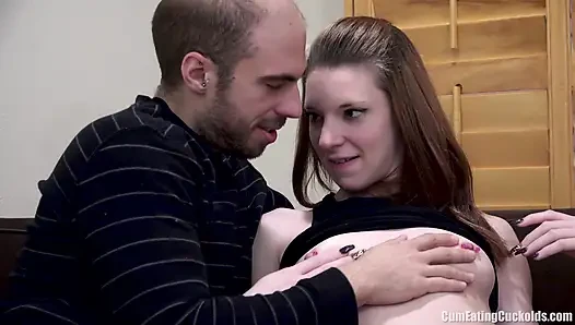 Jaycee Star Enjoys When Her Cuckold Watches Her with a Big Black Dick