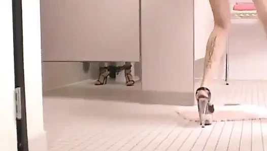 Lili Anne nasty whore hang out with two black beauties