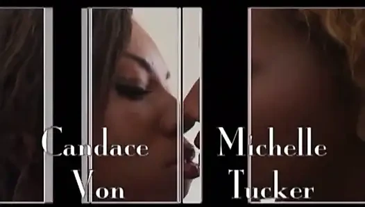 Ebony threesome with big ass babes