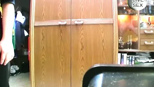 Brunette Amateur Sucks Cock and Toys Herself