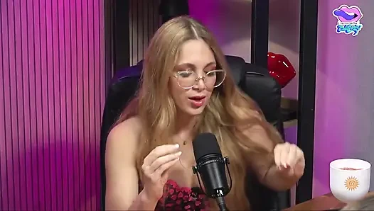 The Hot Blonde Goes Crazy with Ice in Her Pussy.