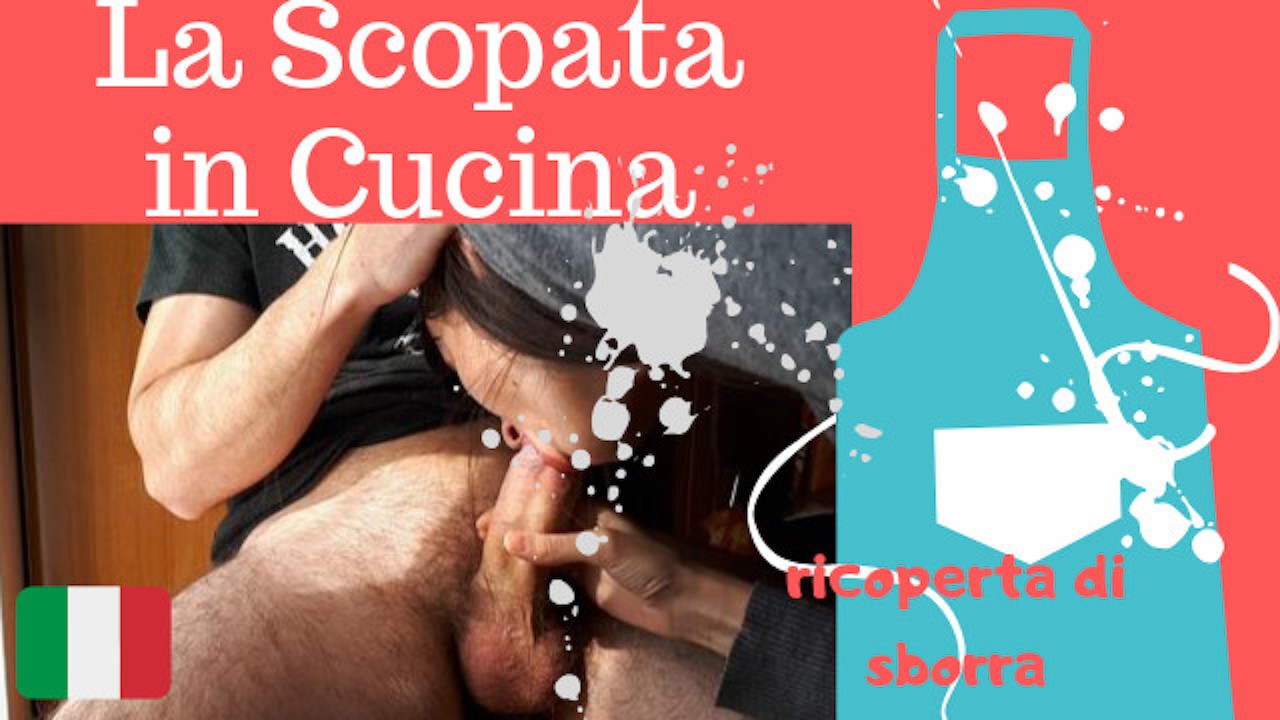 kitchen fuck and cum covered