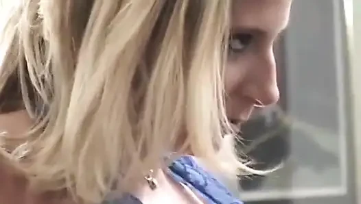 Blonde milf deep oral
