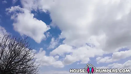 Swinger Realtor Chloe Surreal Flashes Her Pussy to Husband Then Seduces His Wife Willow Ryder into Hot Lesbian Threesome
