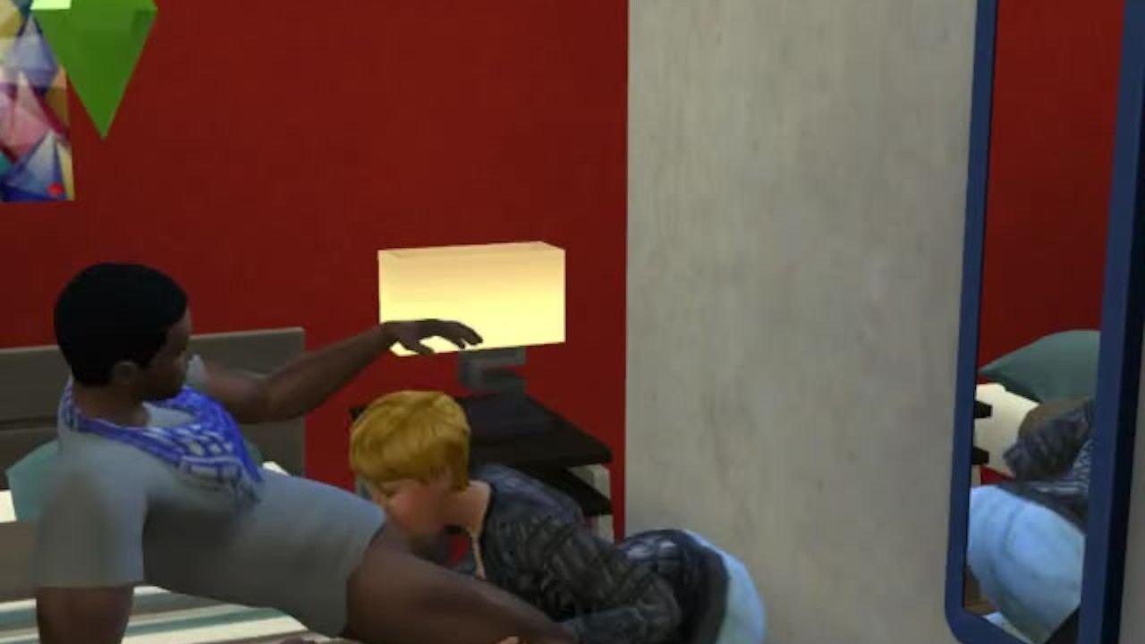 she sucking Crip dick sims 4