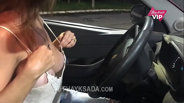 Displaying Breasts at the Gas Station