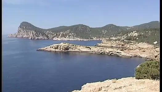 Hot blonde gags on a monster cock on the beach till a mouth cumshot