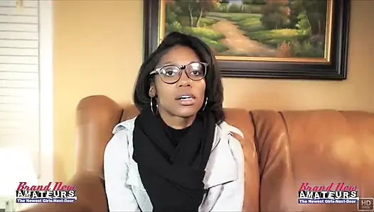 Sylvia Petite Nerdy Brunette Glasses Sloppy Deepthroat Then Anal!