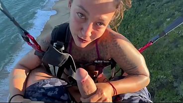 HAVING SEX ON A PARAGLIDING PLATFORM