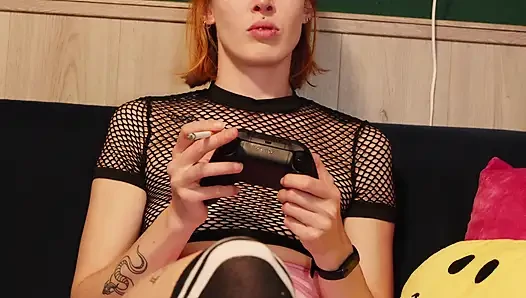 Intense Orgasm and Hard Fucked While Playing Palworld