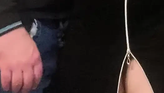 OMG! Touching Juicy Pussy In Subway - Penetrating in Sexy Panties