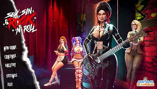 Sex, Sin & Rock'n'roll Gameplay Part 1 - Van Crash, Motel Stop & a Strange New Beginning