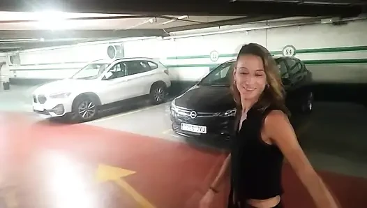 Sneaking into a parking to have sex