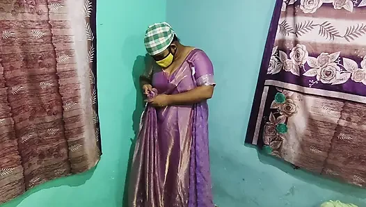 After Shower Sex with Saree and She Love It