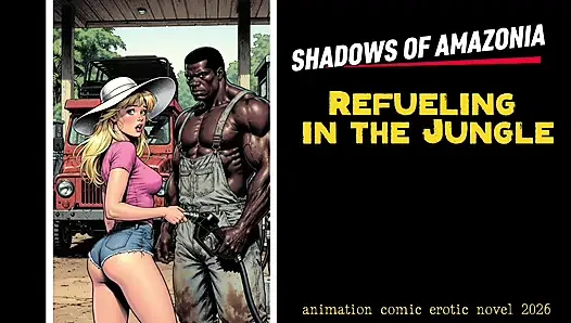 Jungle Gas Station: a Black Pump for a White Wife. BBC Wife Cuckold