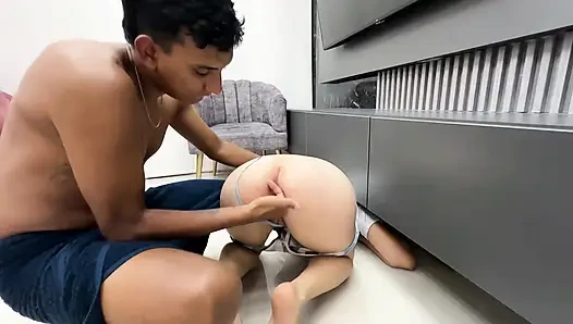 Two Horny Guys Alone at Home Can't Resist Fucking Whenever Their Stepdads Leave.