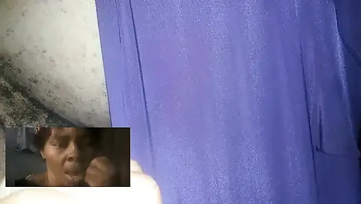 Masturbating on a video call