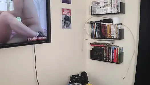 Fucking the naughty teen with a BBC cock