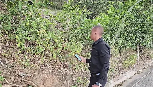 STRANGER GETS LOST IN THE FOREST AND I HELP HIM FIND THE WAY BUT NOT BEFORE BEING BY HIS BBC She was walking alone along the path of the bo