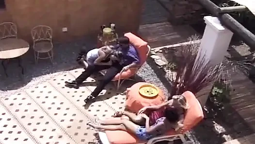 French Babes Making Lucky Guys Cum in Threesome