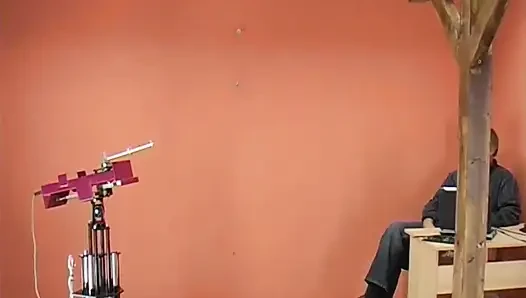 Katty Spanking Machine - Bare Back Whipping
