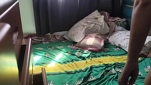 CHEATING WIFE ALMOST CAUGHT WHILE FUCKING WITH HIS LOVER