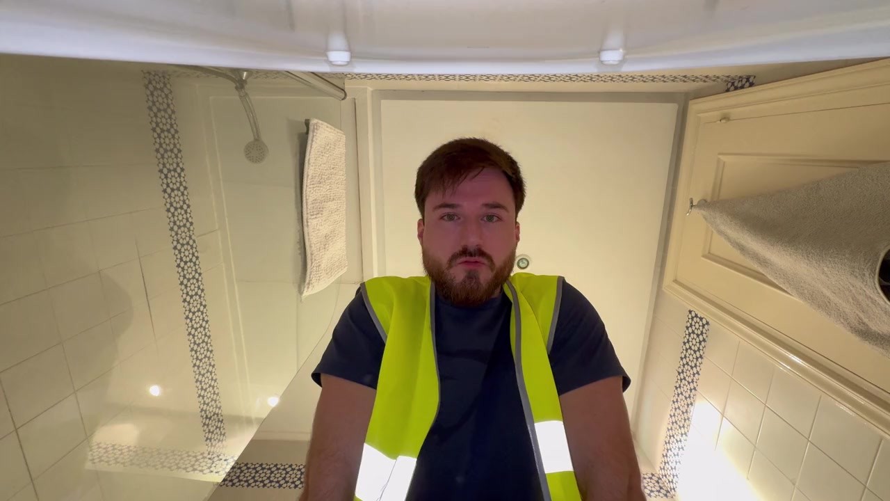 transformed into builders toilet