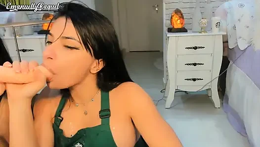 Roleplay Hot Latina Barista Emanuelly Raquel Cum Shower and Creampie